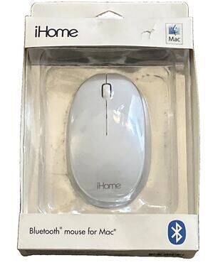 iHome USB Mouse For MAC OS X 10.4 Or Later USB Port, New Box Damage - See Photos